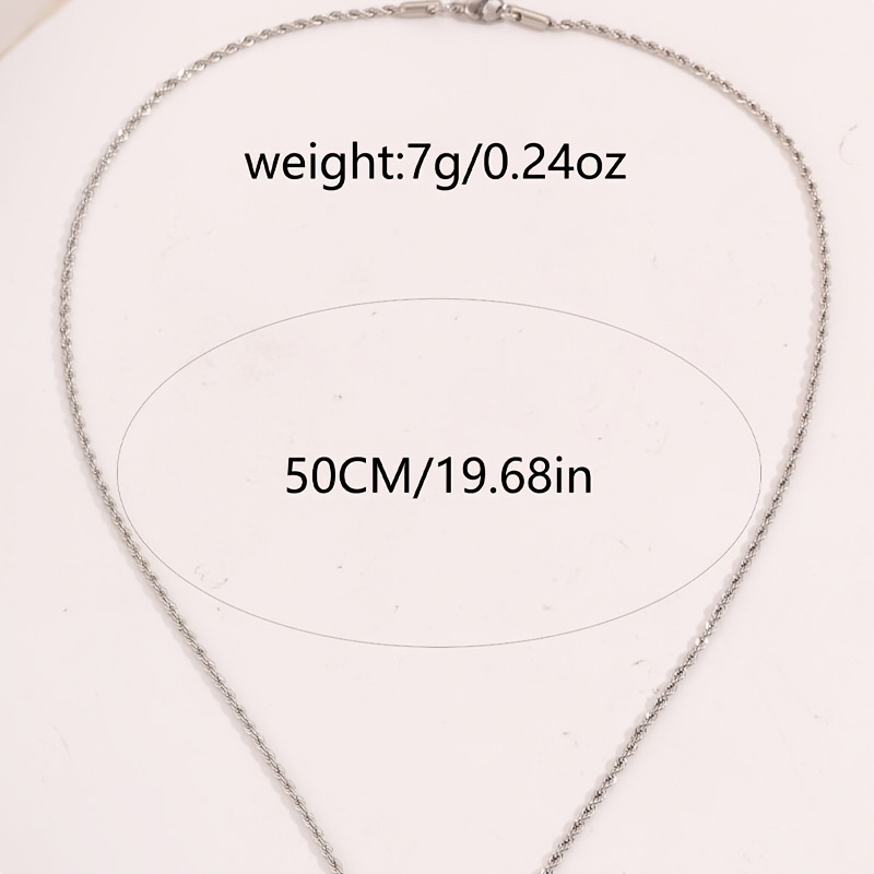 Women's Hollow Floral Cross Pendant Braided Chain Necklace